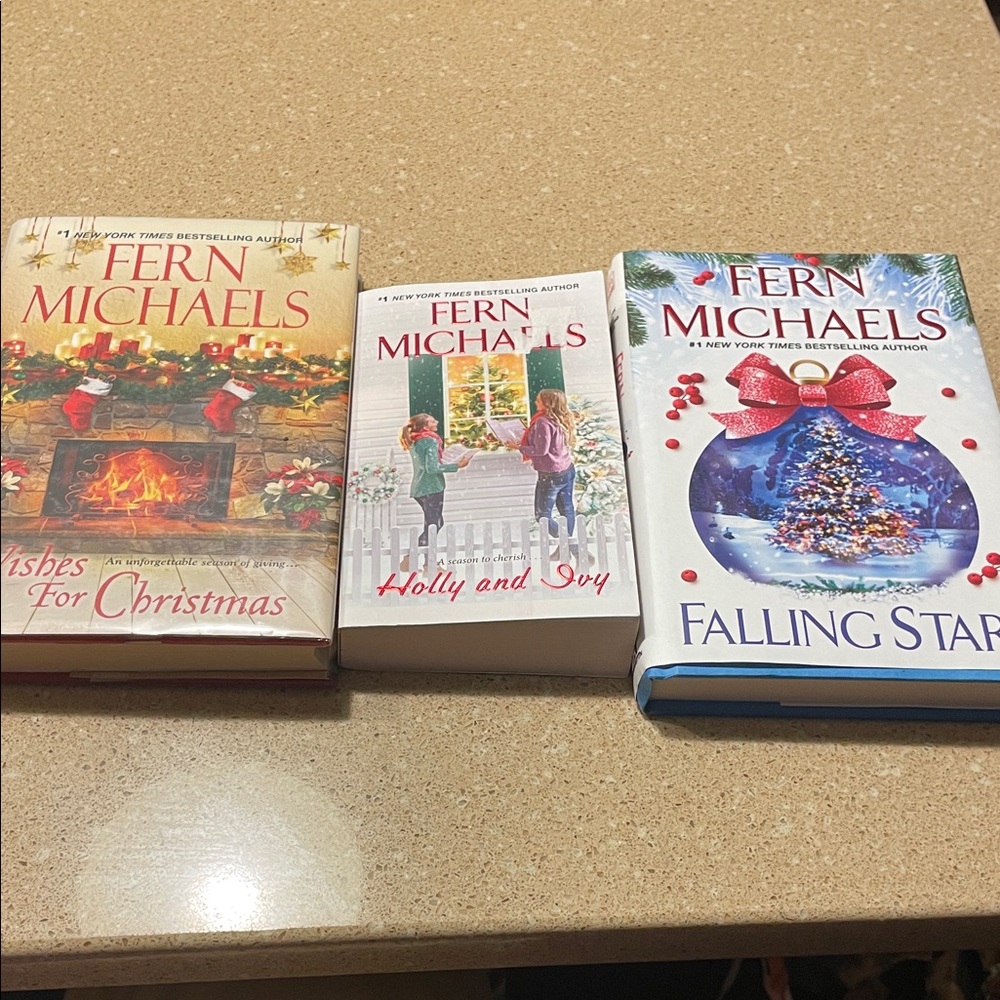 Fern Michaels Christmas Book Set-two hardcovers, one paperback